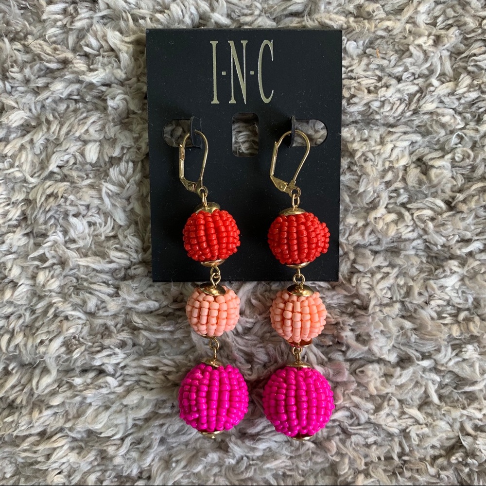 NWT INC Ball Drop Earrings